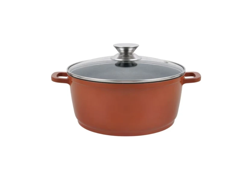 Cratita Dar Cu Capac Al Turnat Ceramic 20x8.5cm 2.0L YCTG20